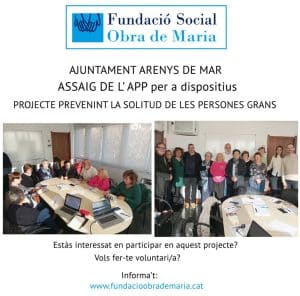 Assaig de l'APP per prevenir la soledat